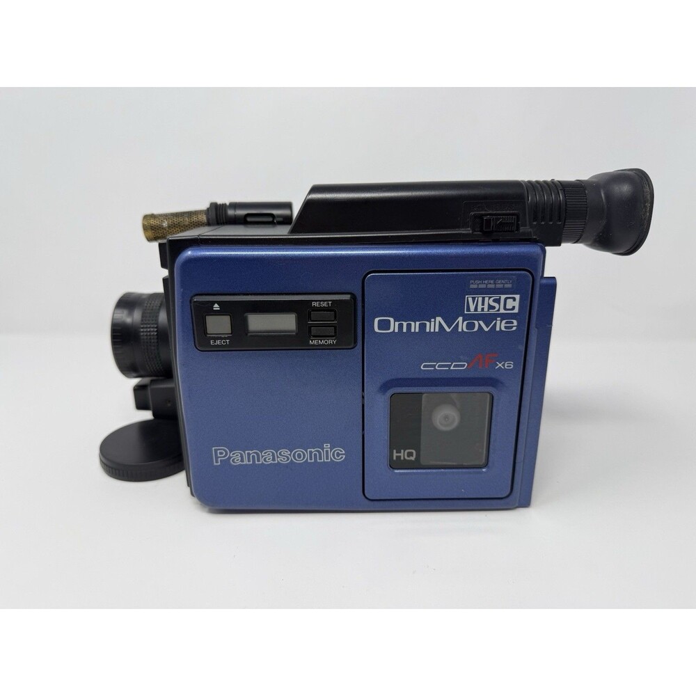 Panasonic OmniMovie PV-100D VHSC Camcorder AF X6 CCD Untested Parts Repair